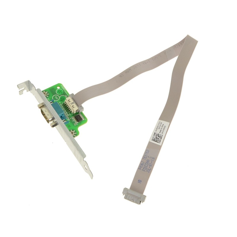 Refurbished Dell OEM Precision T3500 T5500 Full Height Serial Port  Full Height Bracket and Cable M067K