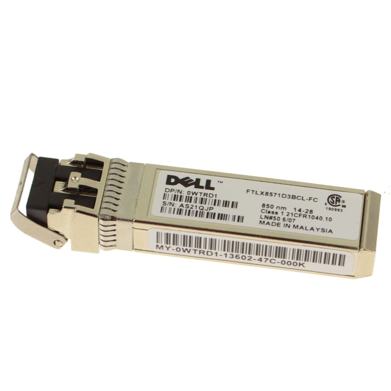 Refurbished Dell OEM Small Form-Factor Pluggable SFP 850nm Transceiver Module WTRD1
