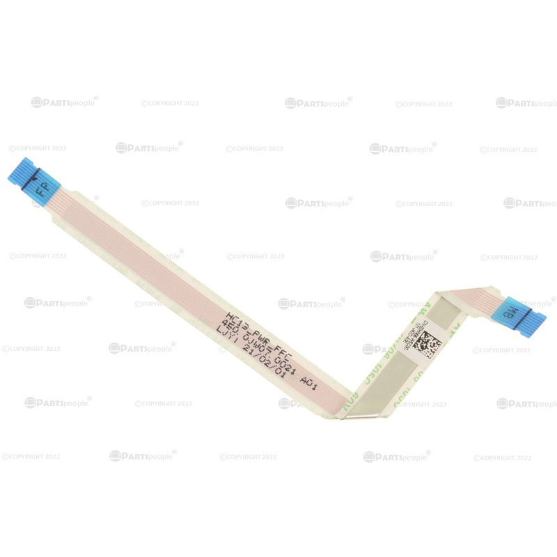 Used Dell OEM Inspiron 7306 2-in-1 Ribbon Cable for Fingerprint Reader 2HN06