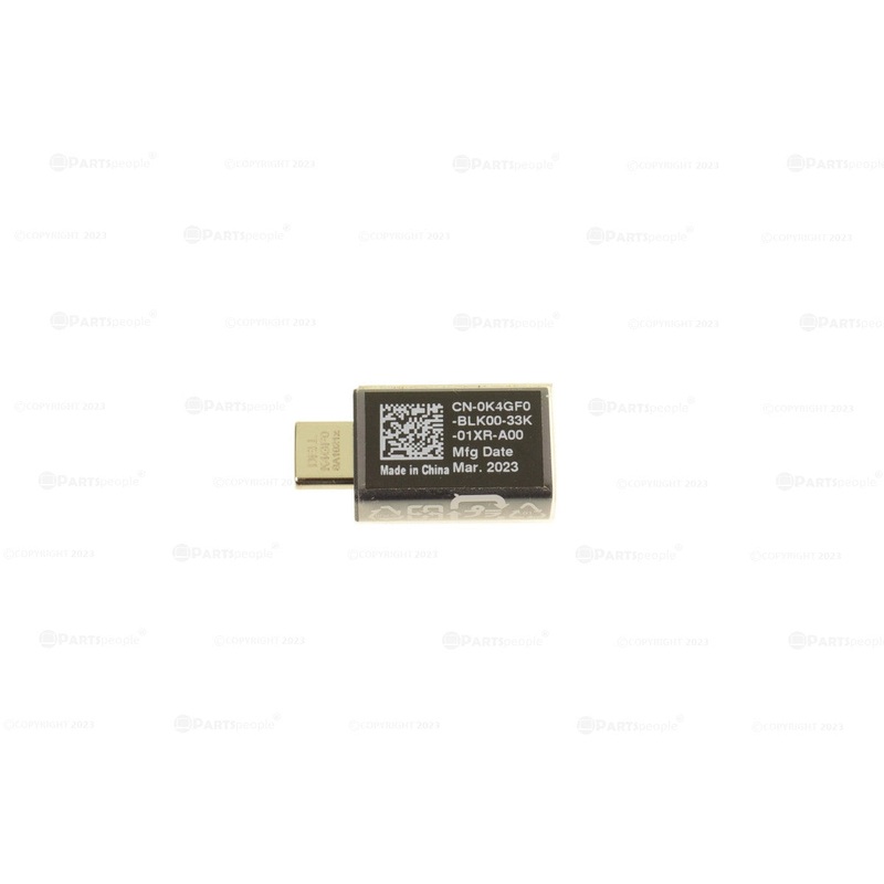 New Dell OEM USB-C Male to USB-A Female 3.0 Dongle Adapter K4GF0