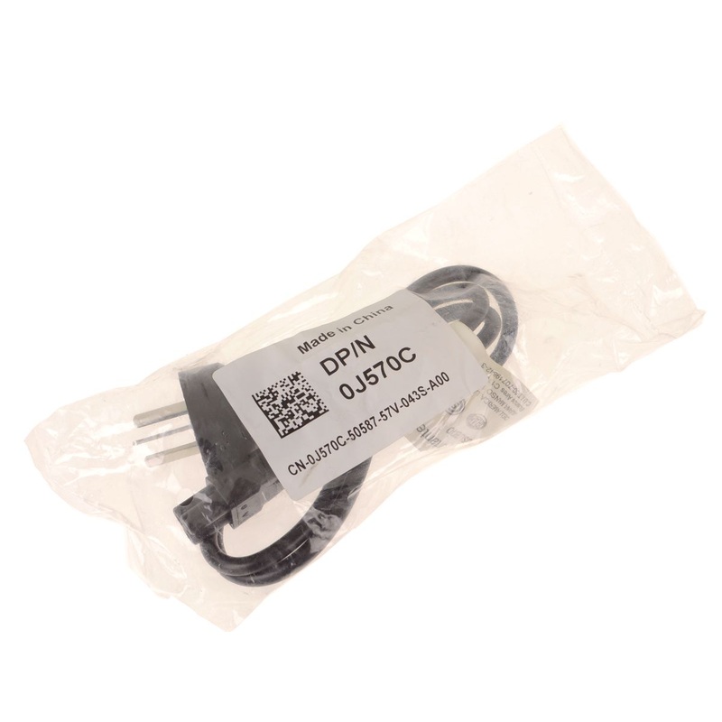Refurbished Type I Power Cord for Dell OEM AC Power Adapters for Australia Argentina  Zealand J570C