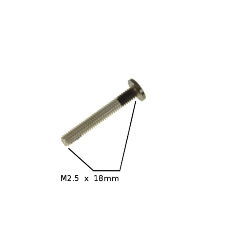 Used Single Replacement 2.5mm x 18mm Screw for OEM Alienware Laptops M2.5 x 18mm
