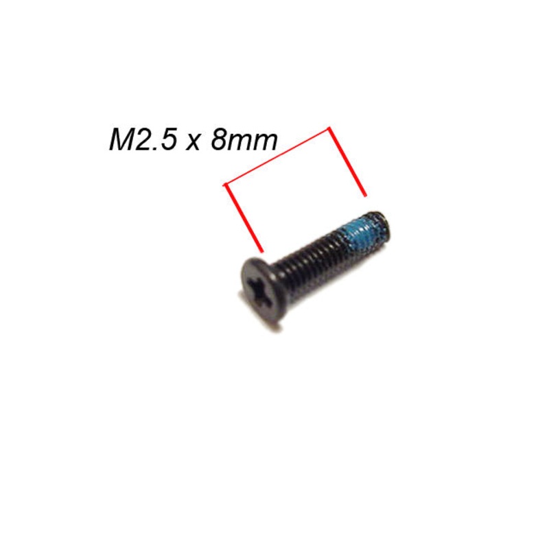 Used Single Replacement Screw for Dell OEM Latitude Inspiron Precision XPS Laptops M2.5 x 8mm
