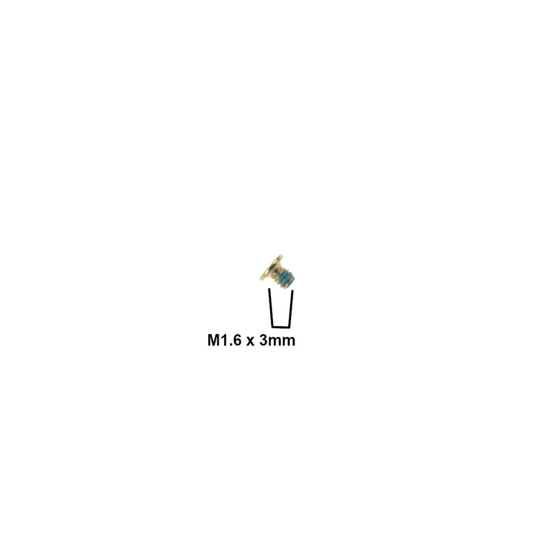 Used Single Replacement Screw for Dell OEM Latitude Inspiron Precision XPS M1.6 x 3mm