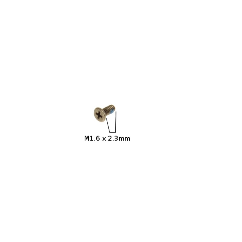 Used Single Replacement Screw for Dell OEM Venue Latitude Inspiron Precision XPS M1.6 x 2.3mm