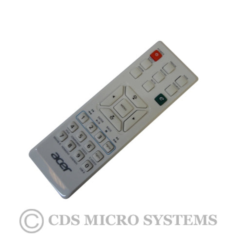 New Acer P1340 S1213 X1320 White Replacement Projector Remote Control
