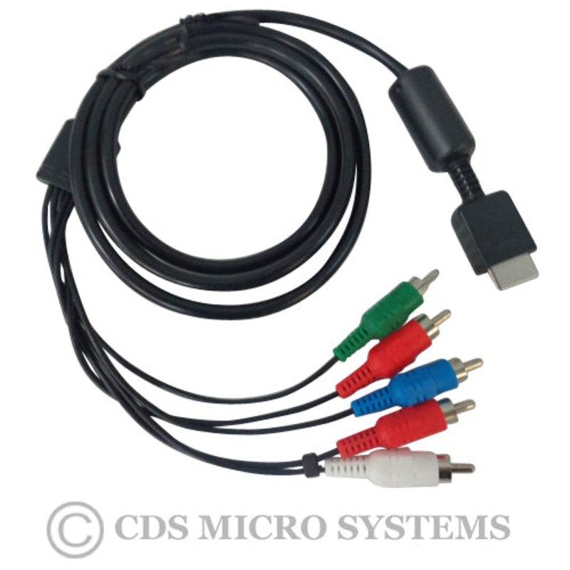 New Sony PlayStation 2 3 PS2 PS3 Slim HD Component AV Audio Video Cable Cord
