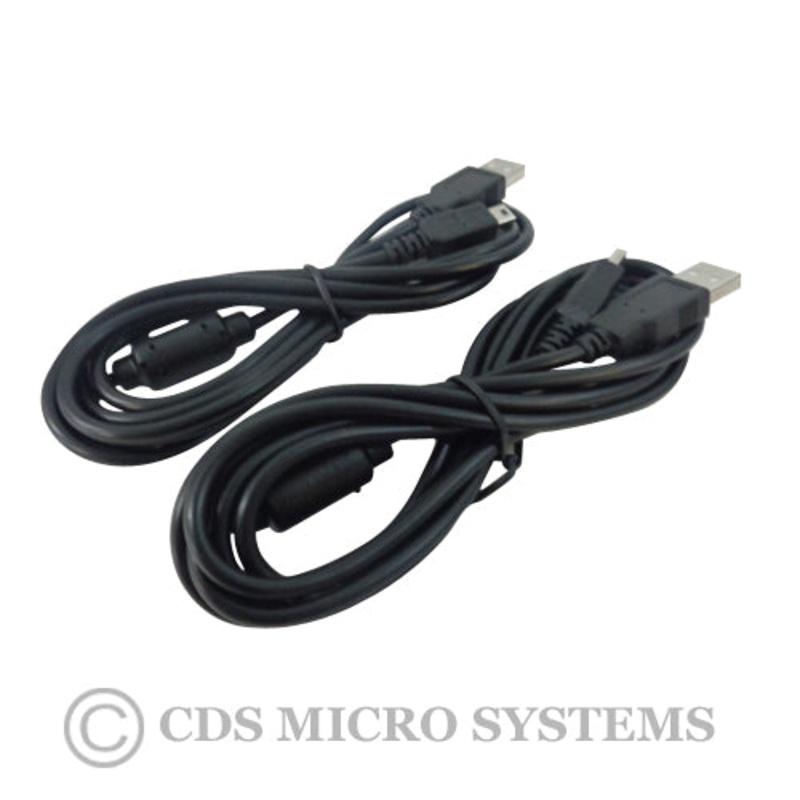 New Sony PlayStation 3 Controller USB Charging Cables - Set of 2