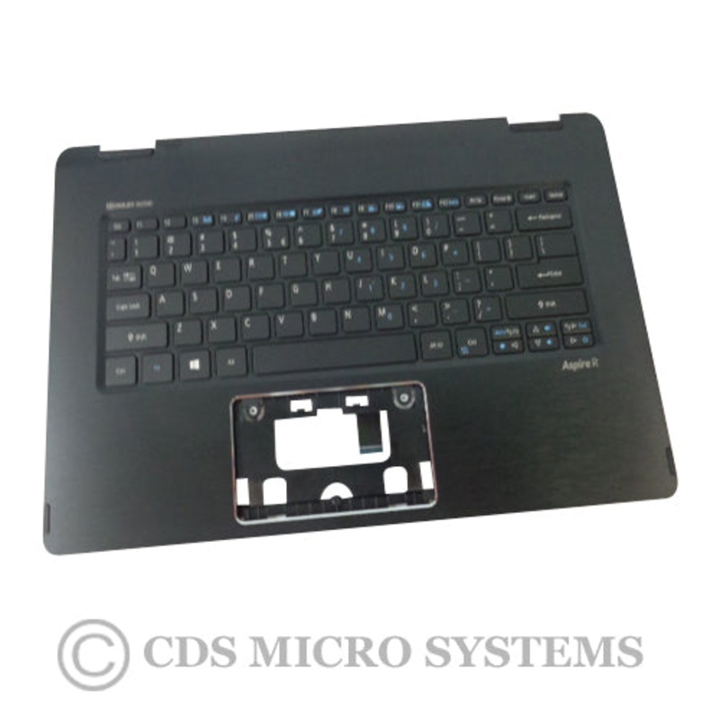 New Acer Aspire R5-471T Laptop Black Upper Case Palmrest & Keyboard 6B.G7TN5.001