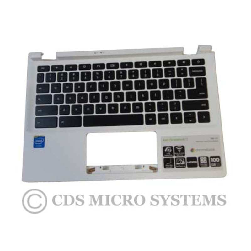 New Acer Chromebook 11 CB3-111 White Upper Case Palmrest & Keyboard