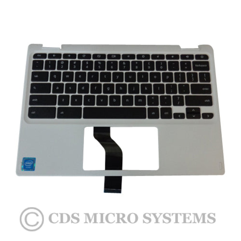 New Acer Chromebook CB3-131 White Upper Case Palmrest & Keyboard