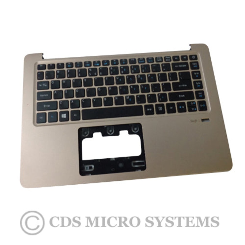 New Acer Swift 3 SF314-51 Gold Palmrest & Keyboard 6B.GKKN5.001