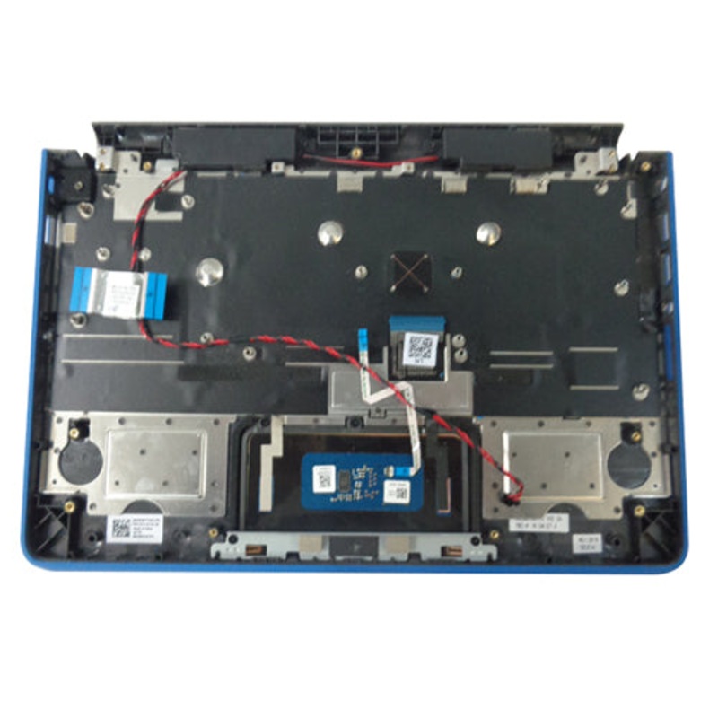 New Dell Chromebook 11 (3120) Palmrest Touchpad & Keyboard w/ Blue Trim