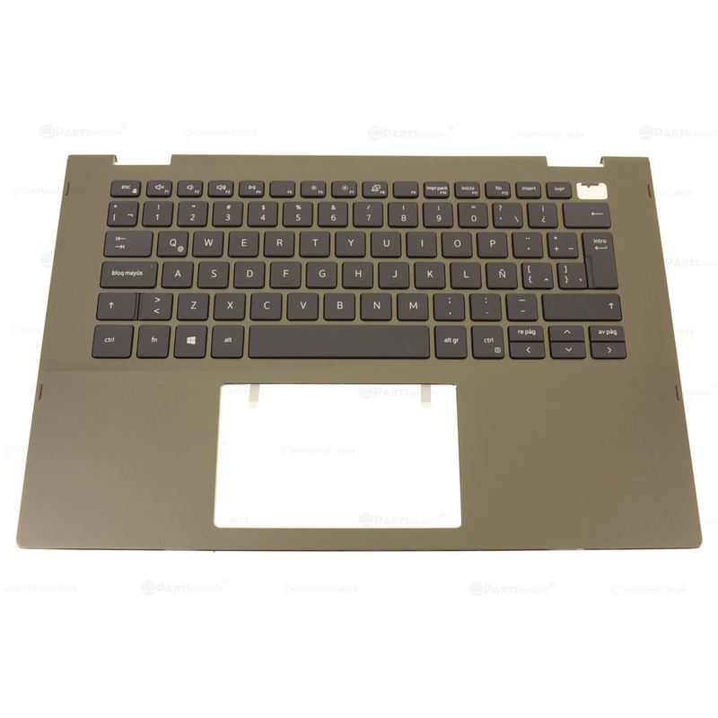 Refurbished SPANISH Dell OEM Inspiron 7405 2-in-1 Keyboard Palmrest Assembly 01CD9