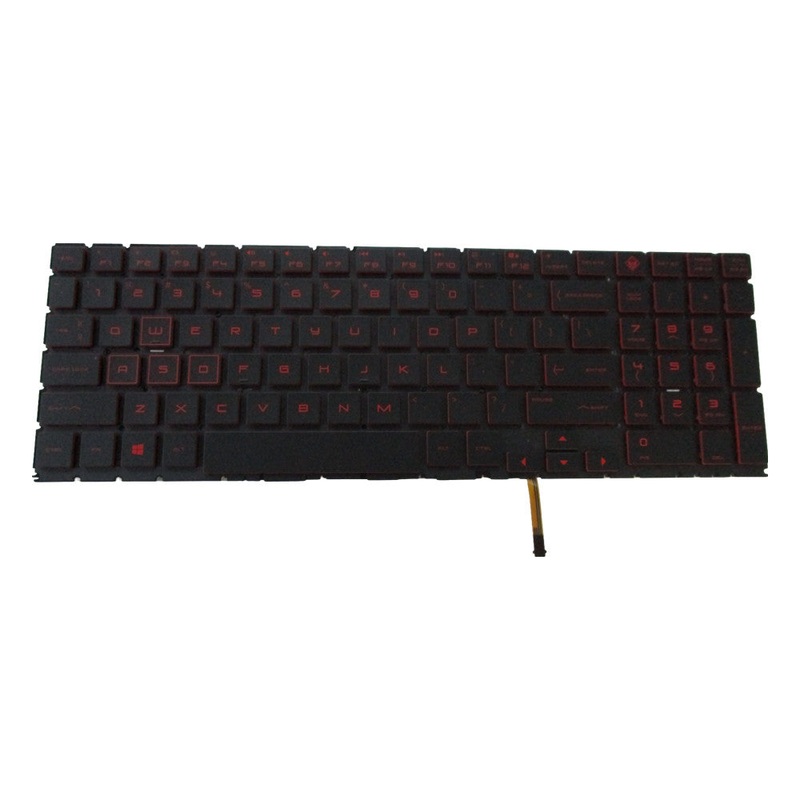 New Backlit Keyboard For HP Omen 15-DC 15T-DC Laptops - Red Version