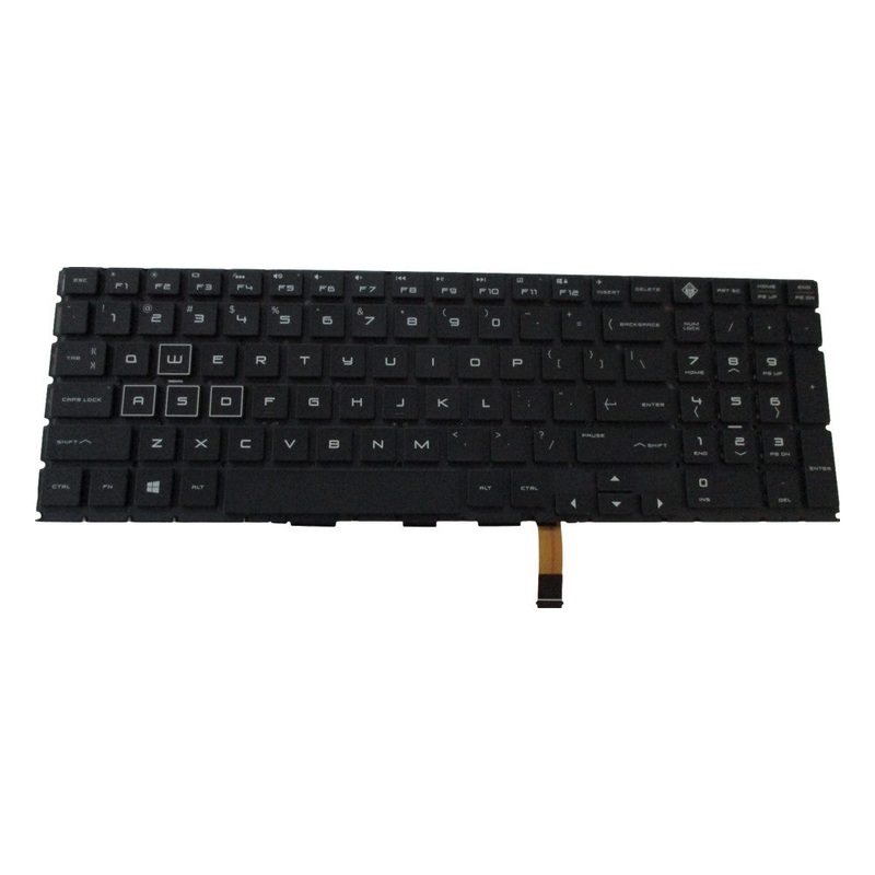 New Backlit Keyboard For HP Omen 15-DC 15T-DC Laptops - White Version