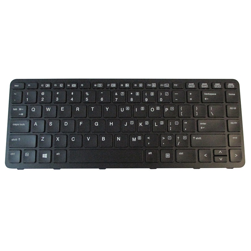 New Backlit Keyboard w/ Black Frame For HP EliteBook Folio 1040 G1 1040 G2 Laptops