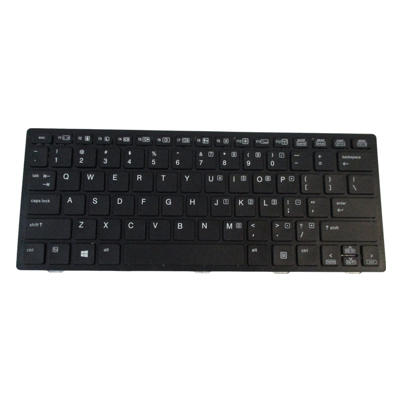 New Black Non-Backlit Keyboard for HP EliteBook 810 G1 810 G2 Laptops - No Pointer