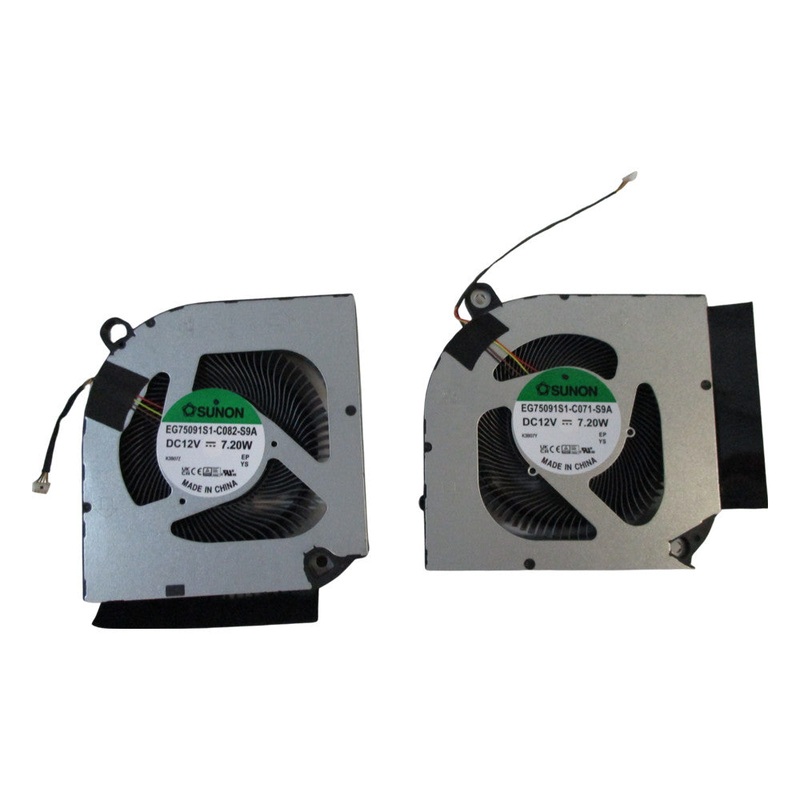 New Acer Nitro 17 AN17-41 AN17-42 AN17-51 Left & Right Fan Set 23.QJLN7.005