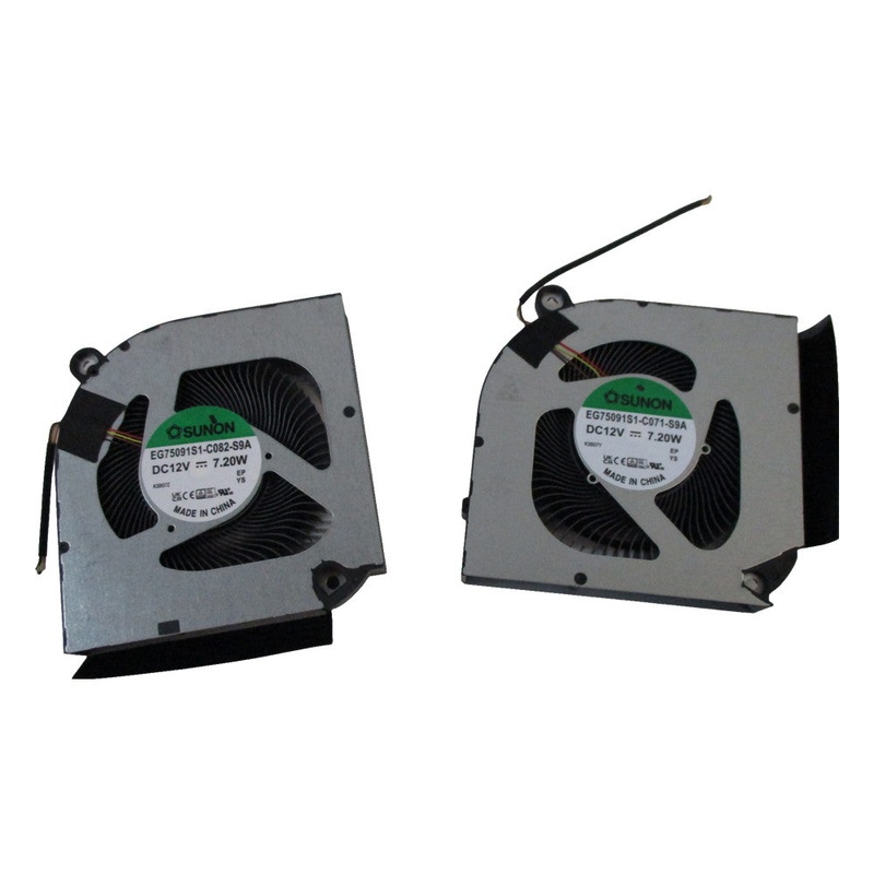 New Acer Nitro 17 AN17-71 AN17-72 Left & Right Cooling Fans 23.QJFN7.005