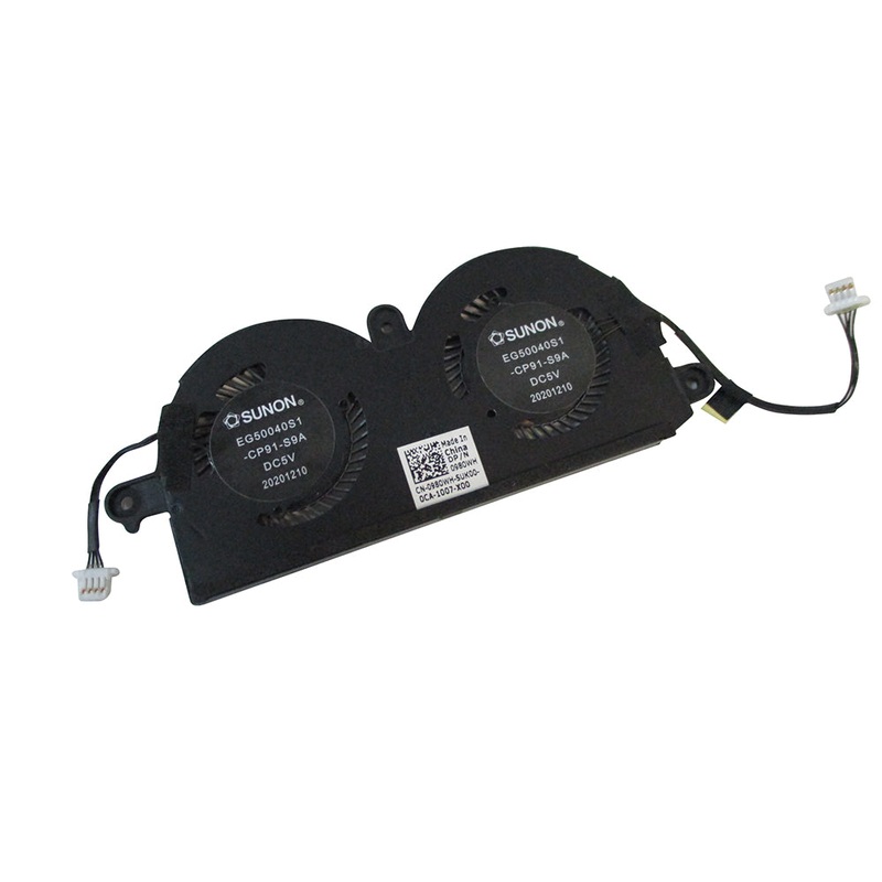 New Cpu Fan for Dell XPS 13 9370 9380 Laptops - Replaces 980WH