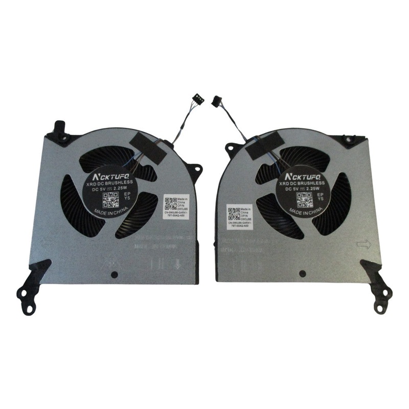 New CPU GPU Fan Set For Lenovo Legion 5-15ARH05H 5P-15ARH05H 5H40S20132 5H40S20133