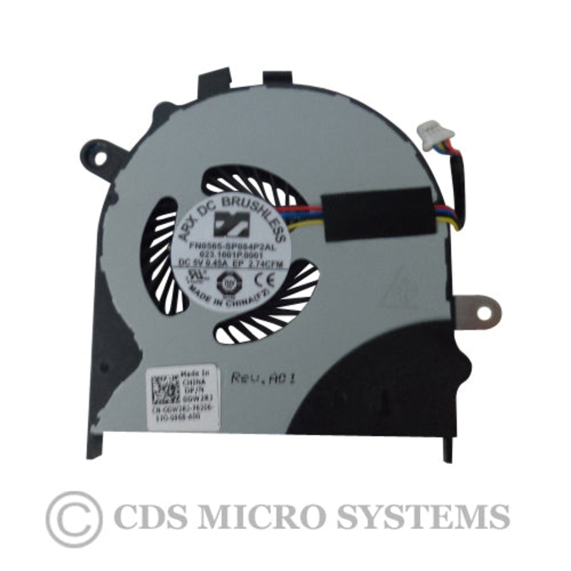 New Dell Inspiron 13 (7347) (7348) (7352) Laptop Cpu Cooling Fan DW2RJ
