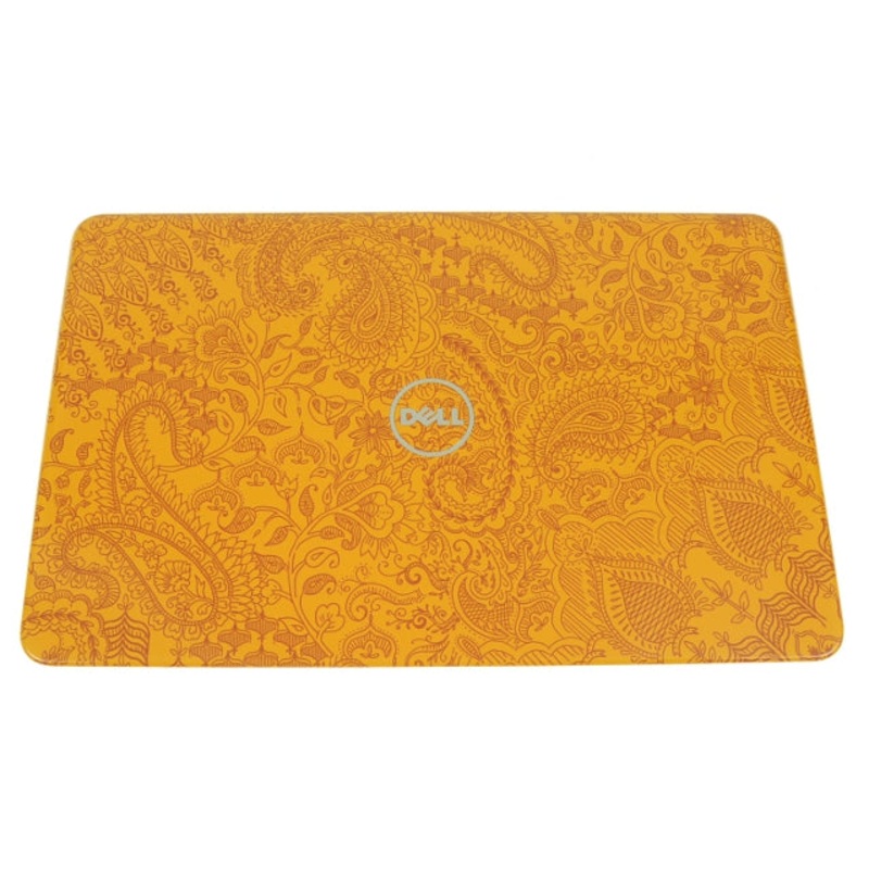 Refurbished Paisley in Orange Dell OEM Inspiron N7110 17.3" Switchable Lid LCD Back Cover Insert 9DDPD