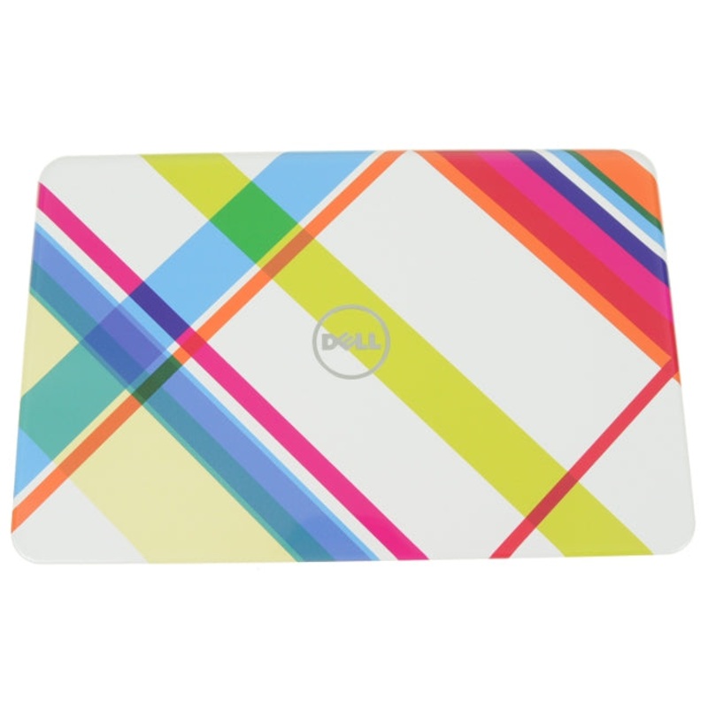 Refurbished Plaid Dell OEM Inspiron N4110 14" Switchable Lid LCD Back Cover Insert 1XTMF