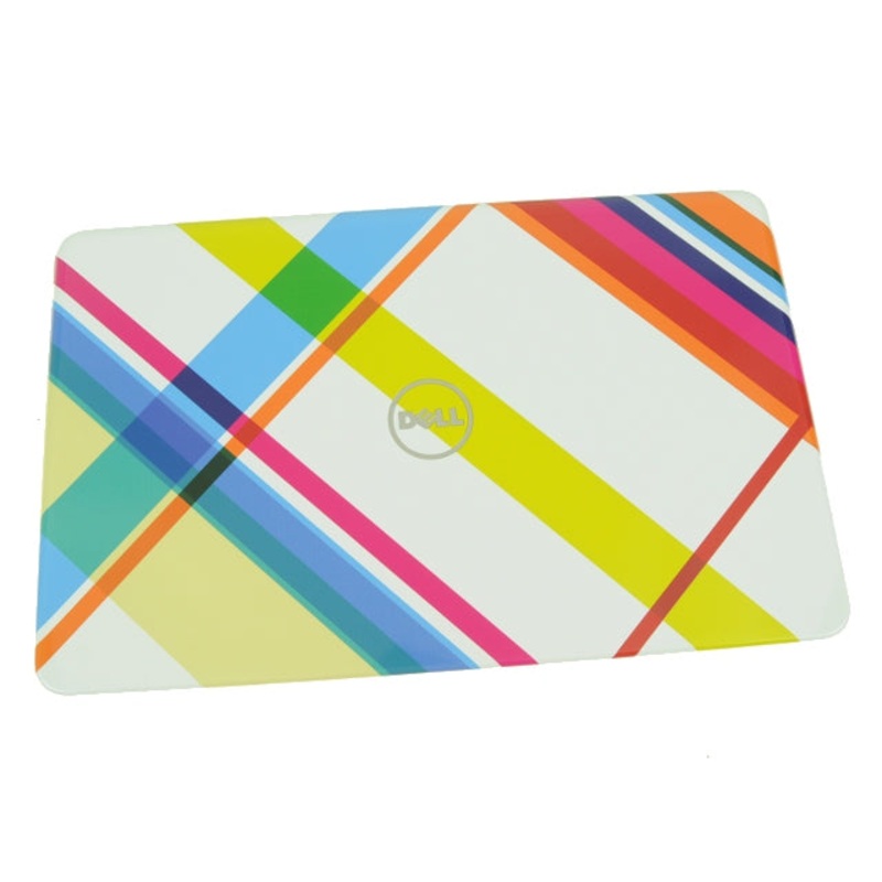 Refurbished Plaid Dell OEM Inspiron N7110 17.3" Switch Lid LCD Back Cover Insert 50YJV