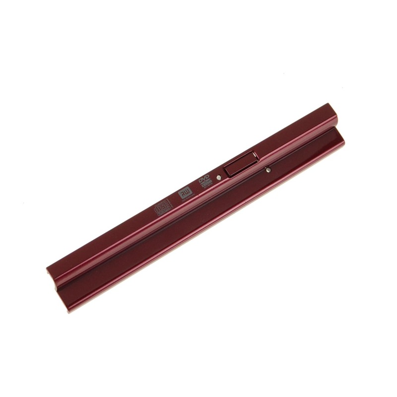 Used Red Dell OEM Vostro 1520 Replacement Optical Drive Faceplate Bezel DVDRW J055T