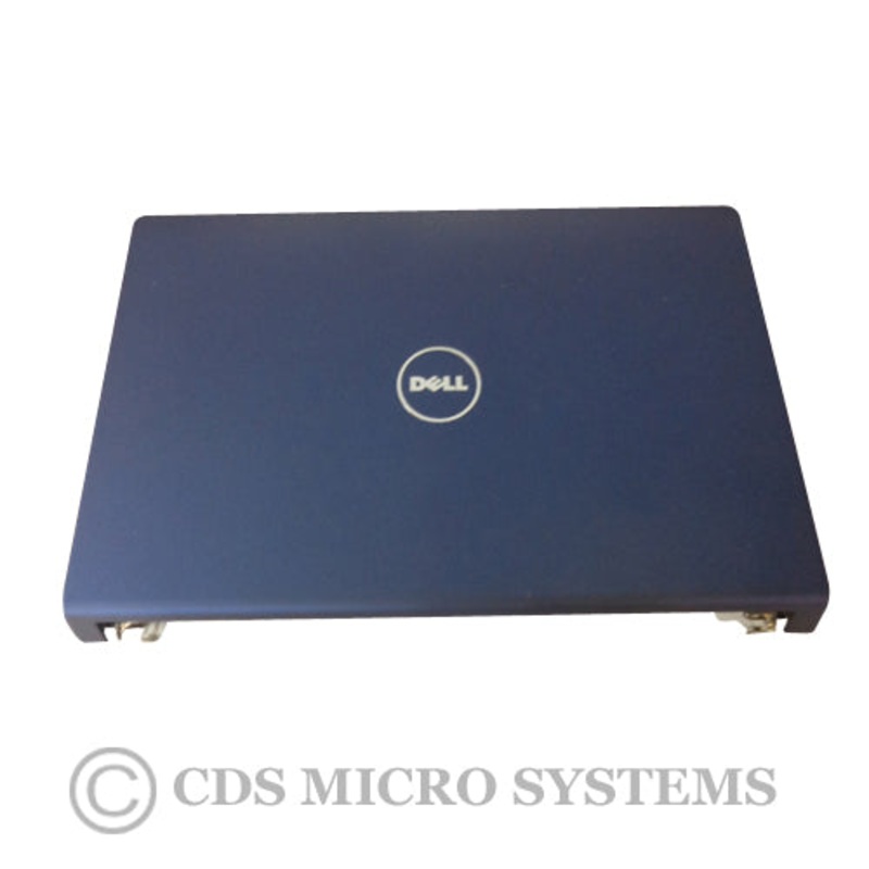 New Dell Studio 1555 1557 1558 Blue Lcd Back Cover Power Button & Hinges W395J