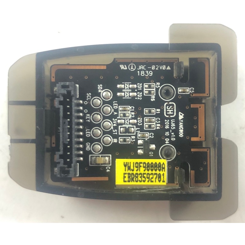 LG 55UK6300PUA 4K LED TV Power Button Module- EBR83592701