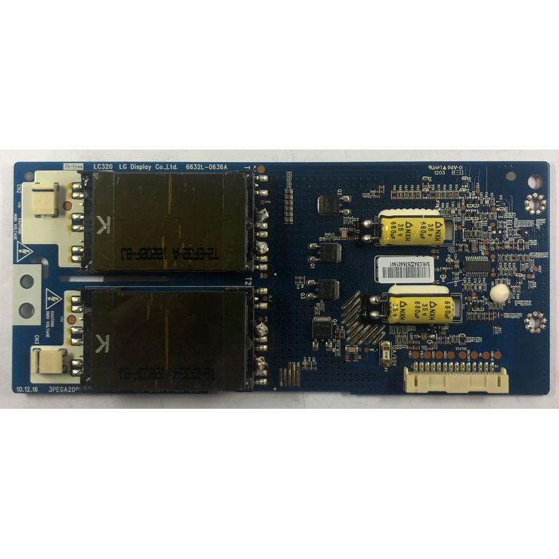 LG 32CS560-UE LCD TV 3PEGA20003A-R LCD Backlight Inverter Board- 6632L-0636A