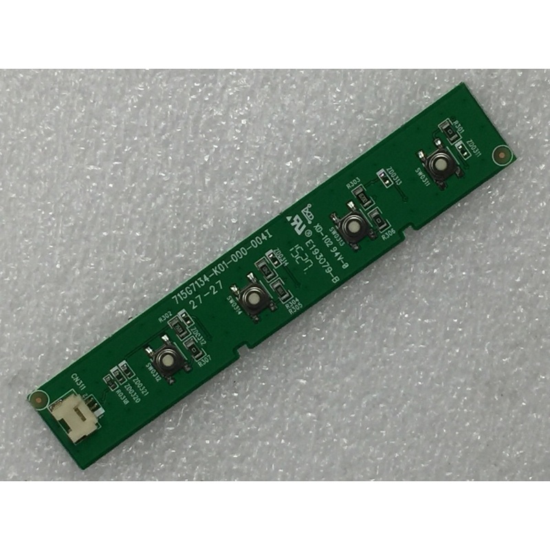 Vizio M43-C1 TV Button Board- 715G7134-K01-000-004I