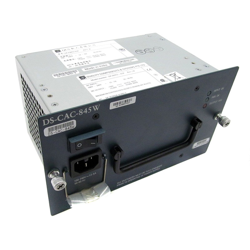 Cisco MDS 9216A Multilayer Fabric Switch DCJ8452-01P 845W Power Supply- DS-CAC-845W