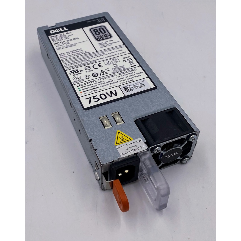 Dell 750W Power Supply 80 Plus Platinum 6W2PW