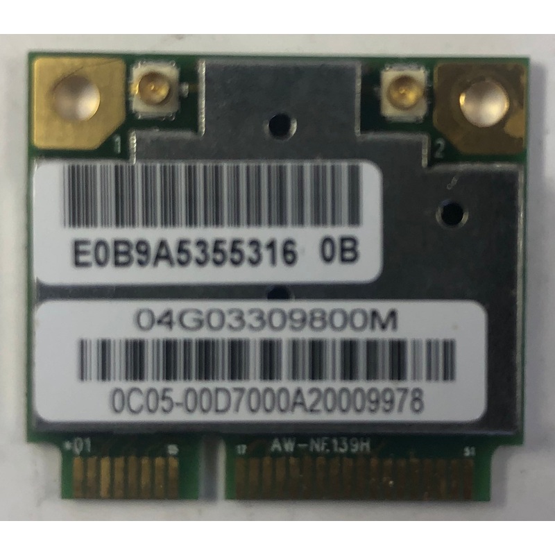 Asus X53E Laptop AW-NE139H Wireless WiFi Mini Card- 04G03309800M