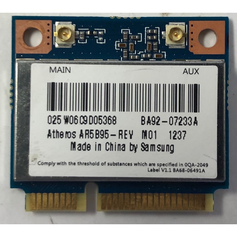 Samsung NP300E5C Notebook AR5B95 Wireless-N WiFi Card- BA92-07233A