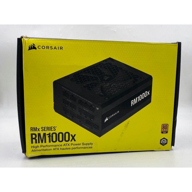 Corsair RM1000x 1000W ATX Power Supply, 80 PLUS Gold, Fully Modular