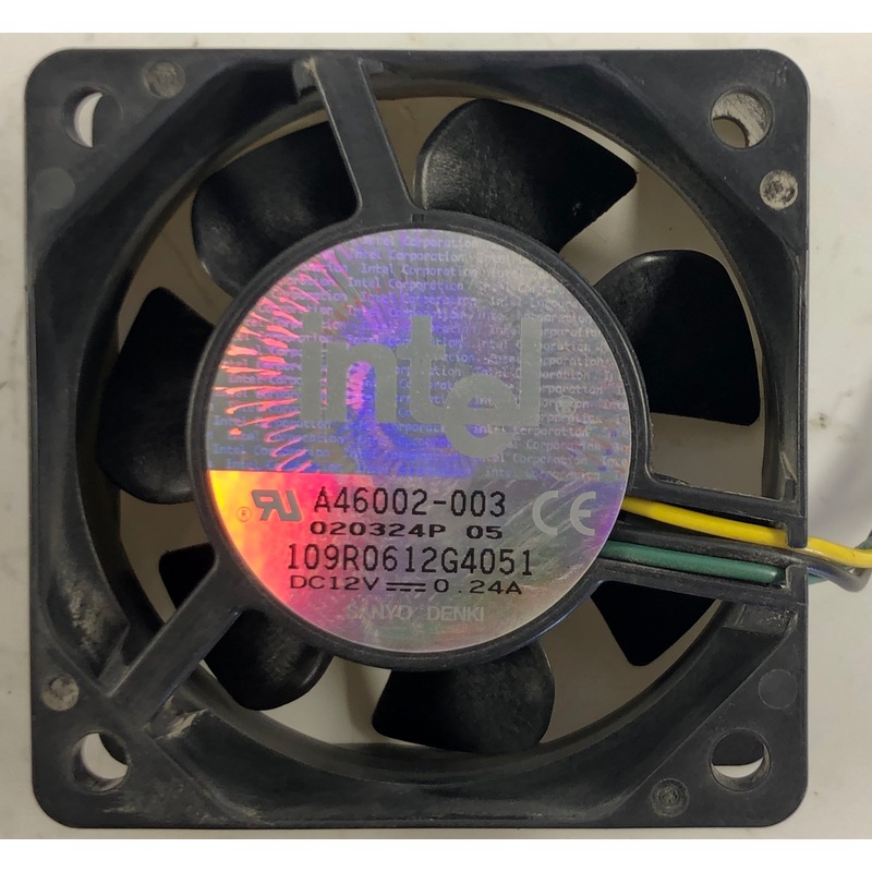 Intel 109R0612G4051 Desktop Cooling Fan- A46002-003