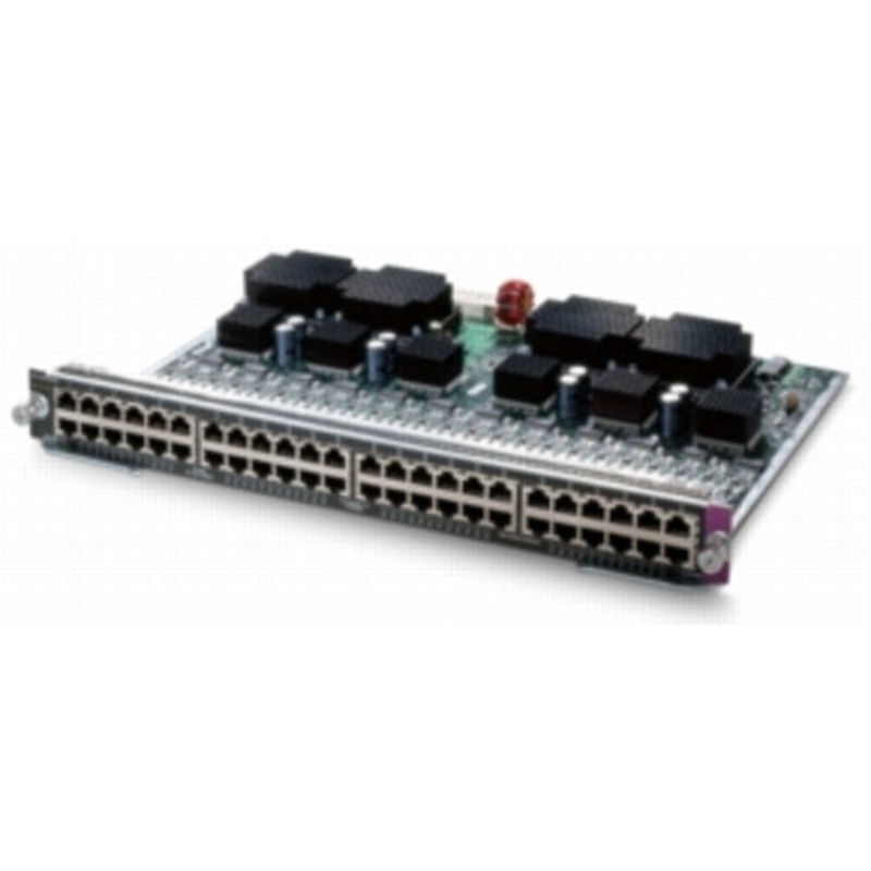 Cisco Catalyst 4500 Series 48-Port Fast Ethernet PoE Line Card- WS-X4248-RJ45V