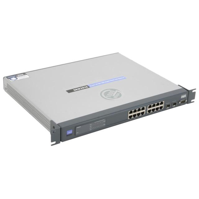Cisco Linksys 16-Port Managed Gigabit Switch- SRW2016