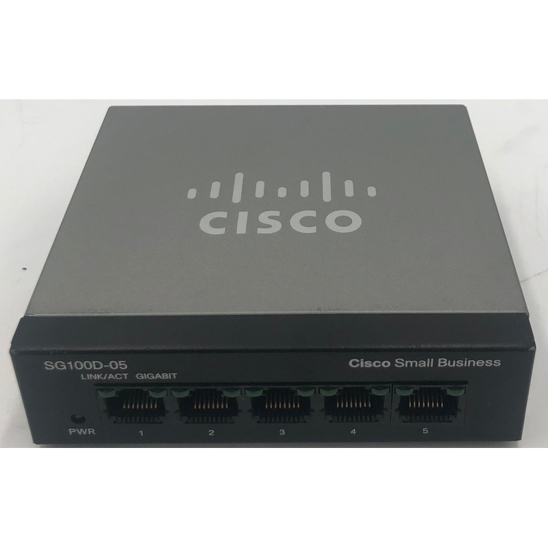 Cisco Small Business SG100D-05 5-Port Gigabit Desktop Switch