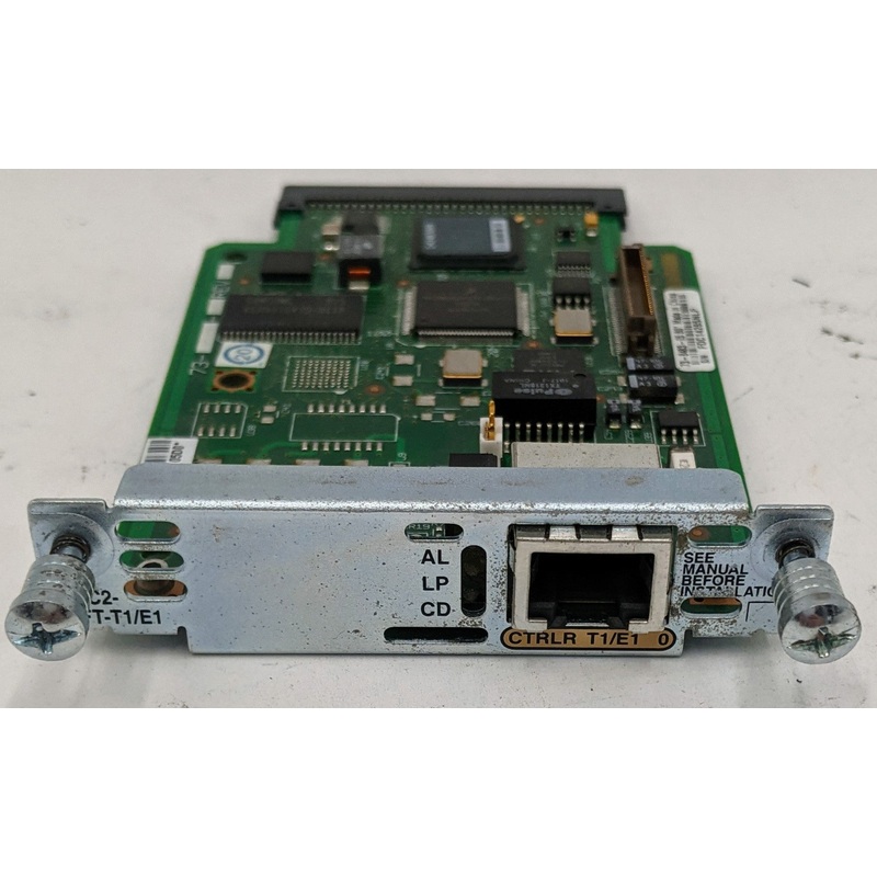 Cisco VWIC2-1MFT-T1/E1 Multiflex Trunk Voice WAN Interface Card- 73-8483-05
