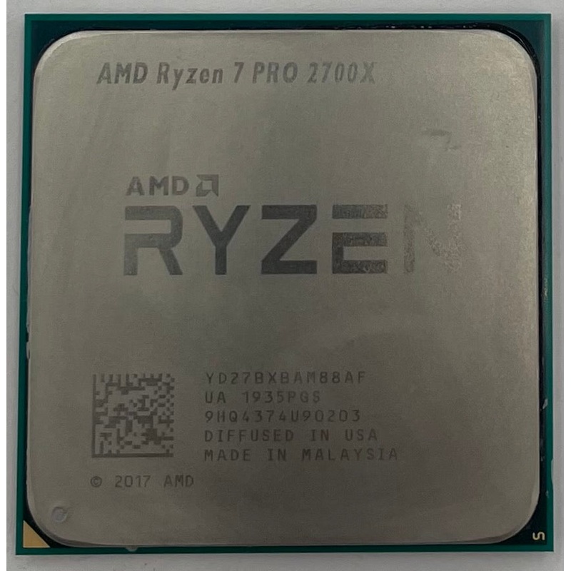 AMD Ryzen 7 PRO 2700X Desktop CPU Processor- YD27BXBAM88AF