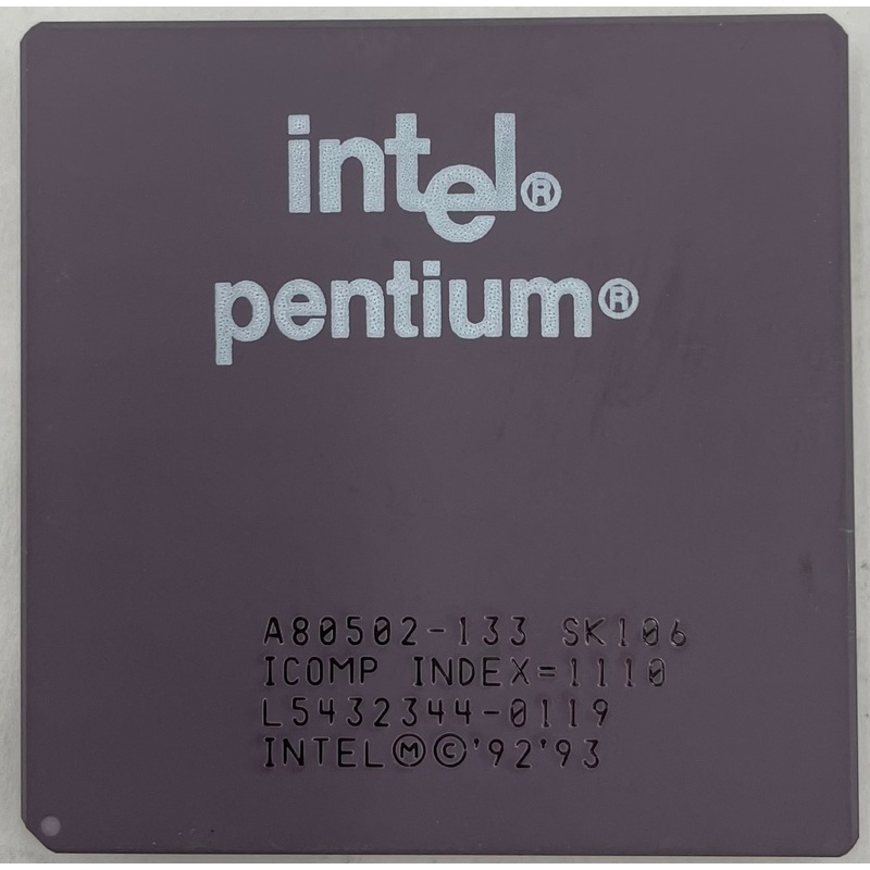 Intel Pentium 133 MHz Desktop CPU Processor- SK106
