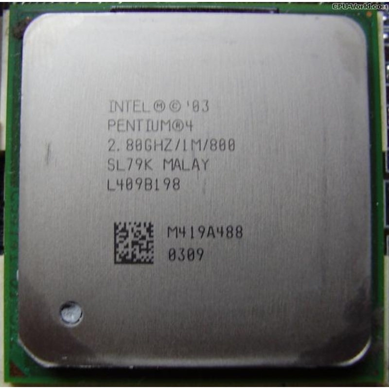 Intel Pentium 4 2.8 GHz CPU Processor- SL79K