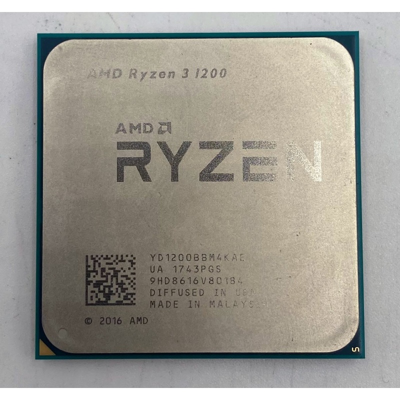 AMD Ryzen 3 1200 YD1200BBM4KAE Quad-Core Processor 3.1GHz (3.4GHz Turbo)