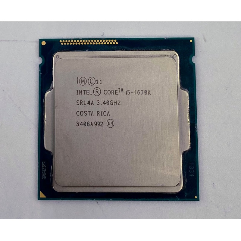 Intel Core i5-4670K SR14A Quad-Core 3.40GHz 6MB Cache CPU